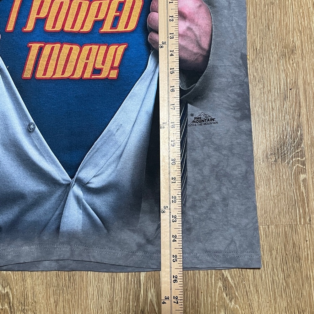 The Mountain Superhero Shirt Size Small - Picture 3 of 5